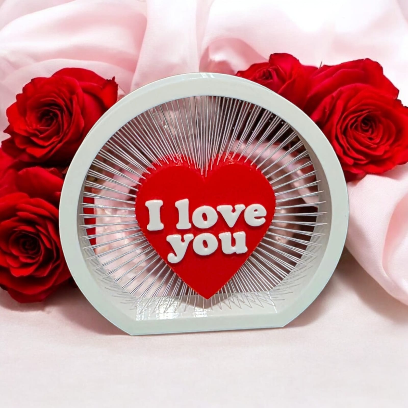 Valentine's Day Heart Suspended